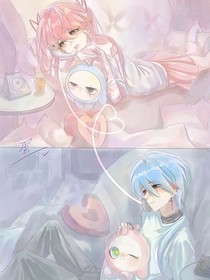 藍(lán)粉：蝶戀花