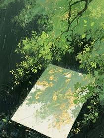 玫瑰與郁金香的花園