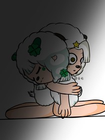 月夜竹影下的幸運星