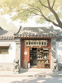 古董街上有個古董店