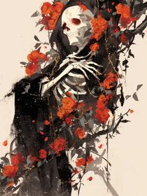 開在骸骨上的花