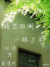 暗戀微瀾——一眼萬年