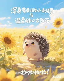 渾身有刺的小刺猬與溫柔耐心太陽花