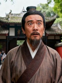 白帝城托孤后，劉備在武侯祠遇見諸葛亮