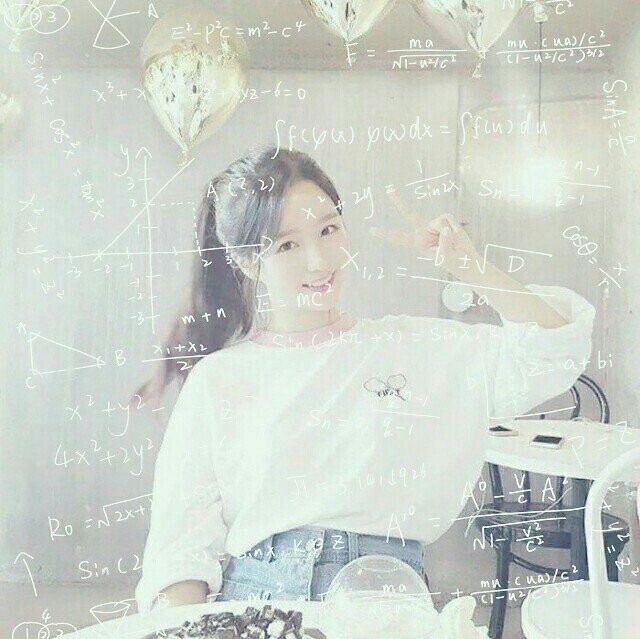 数学公式头像女