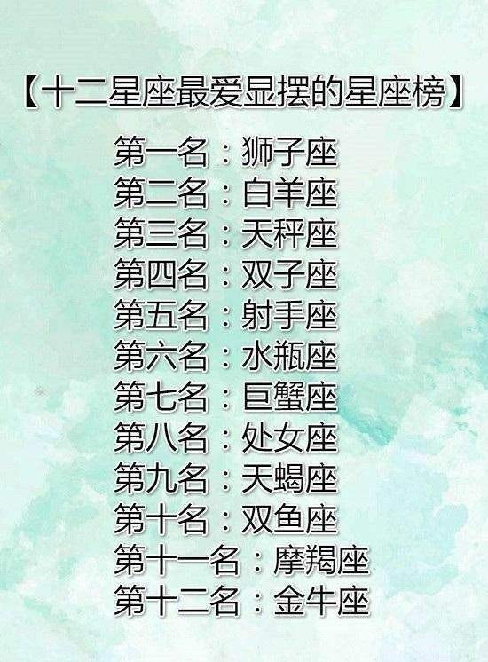 十二星座古风图