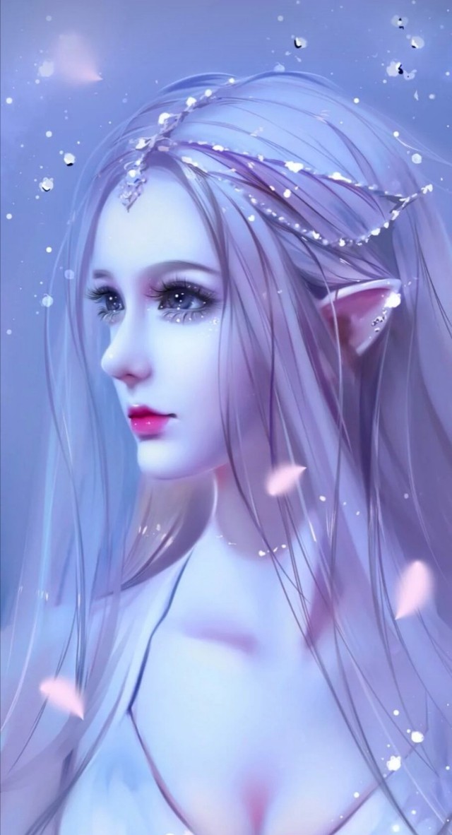 3d手绘少女图(超梦幻)