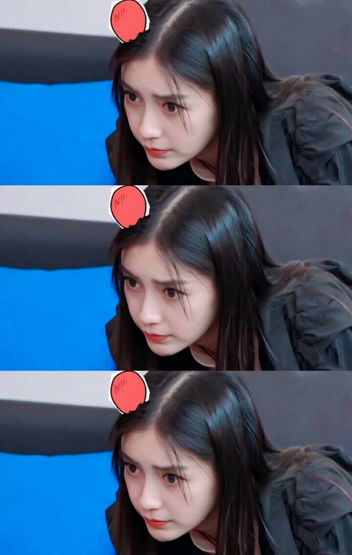 杨颖三宫格壁纸