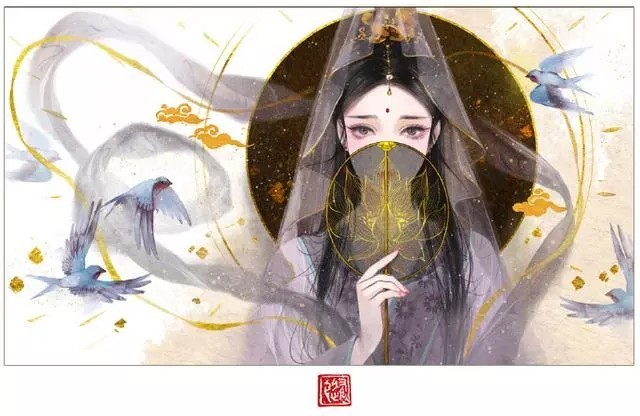 梦幻 唯美古风壁纸 古代女生背景图