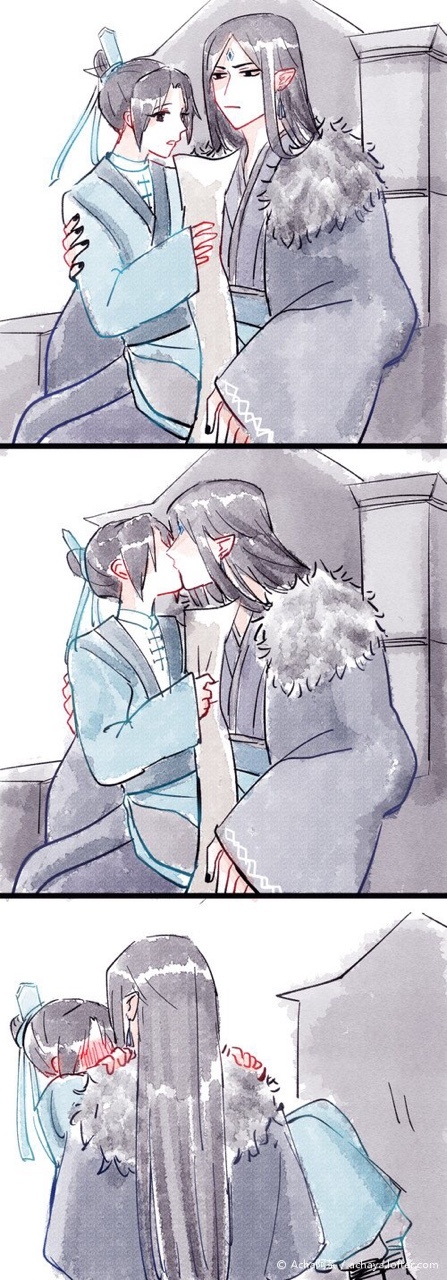 当墨家三宝看同人图