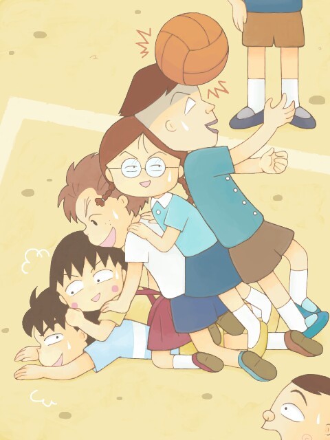樱桃小丸子之三人行