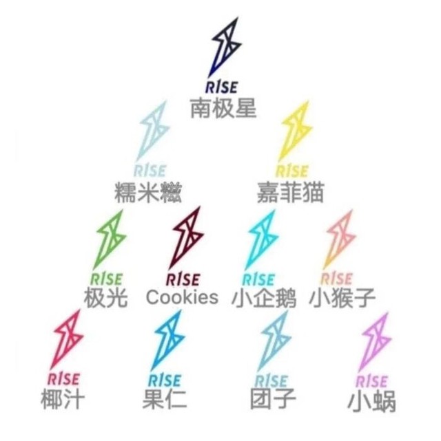r1se成团一周年快乐(手动闪电)