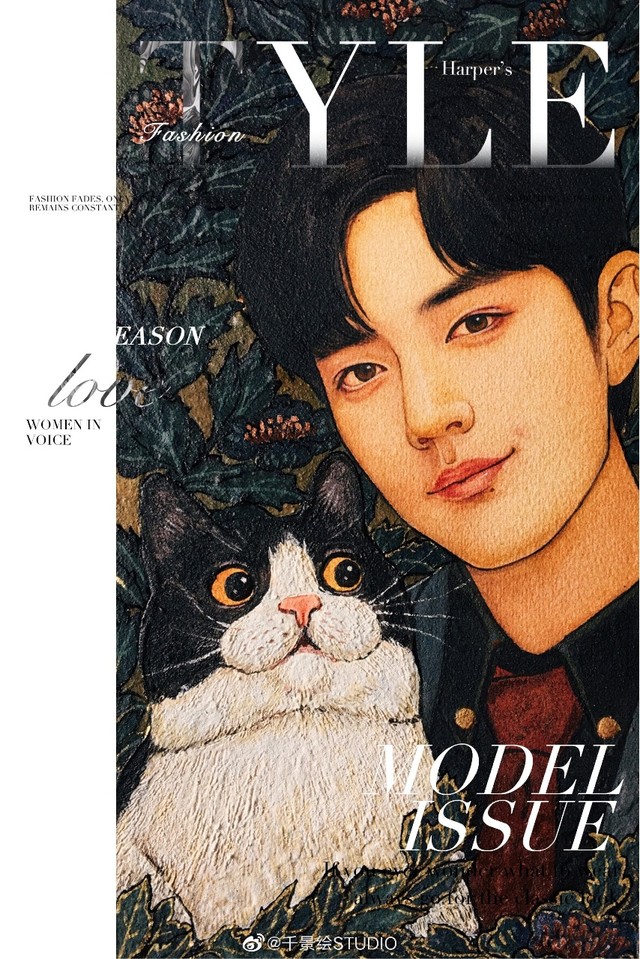 饭绘(19)千景绘studio-肖战:昨夜星辰恰似你-话本小说网