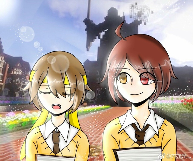 方块学园之四女神之间的战争