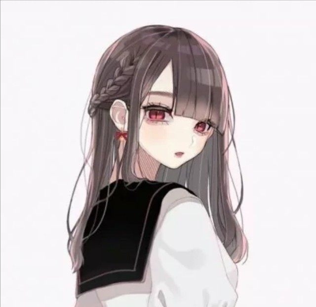 出单:红瞳棕发动漫女