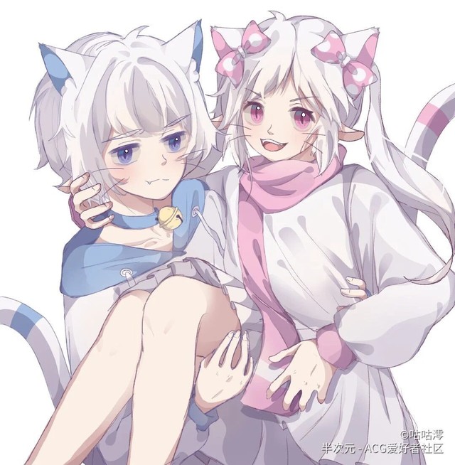 成员猫化后再拟人的图全部找到,结果除了这两个,我还找到了一个喜美的