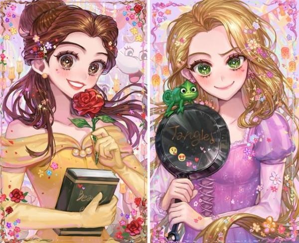 美图12(迪士尼在逃公主漫画风)