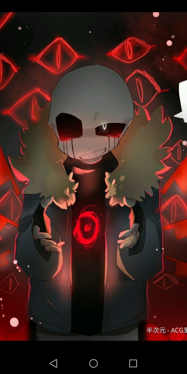 sans×chara情头,chara和sans情头 sans和chara穿越到了破碎