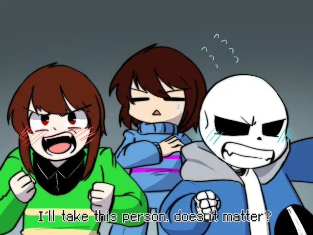 nightmare喜欢frisk,sansfrisk喜欢 frisk和chara选一个