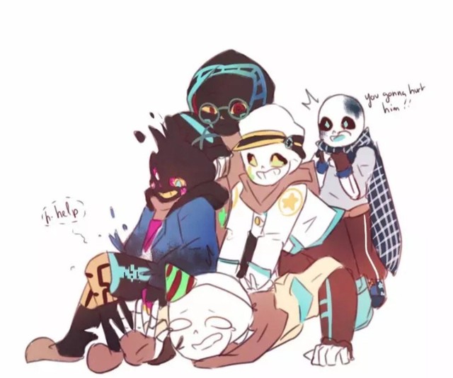 ink×dream车,error×blueberry车 游戏同人小说 邪骨团和星星眼战队滴故事 dreamink你手怎么了?