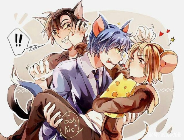 出单:猫鼠角色拟人图@灵猫)