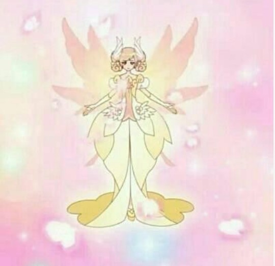 夏安安(圣灵状态)花仙的守护神,安琪儿变身!