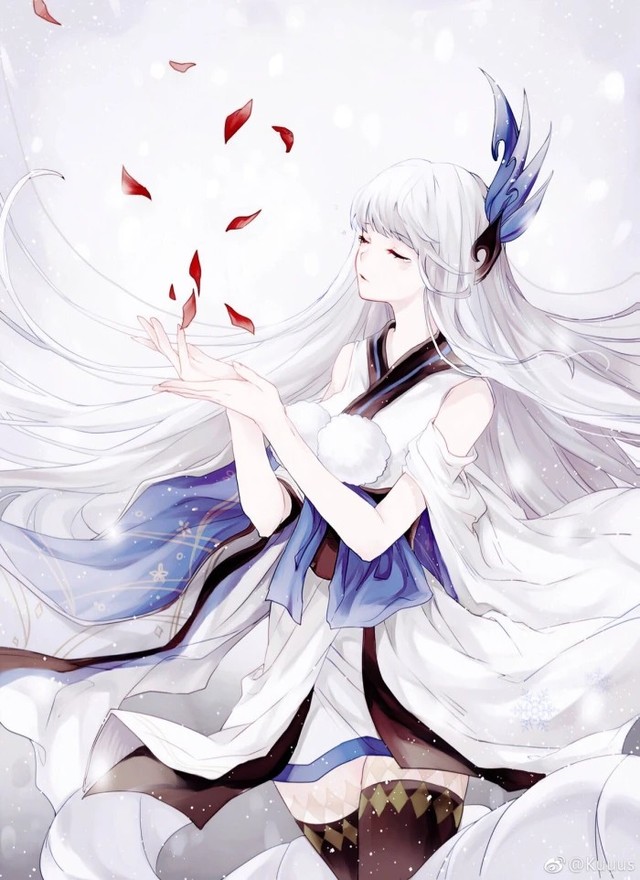 出单:冰系动漫少女