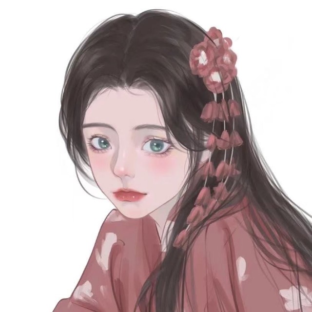 手绘女生头像闺头自己发现叭