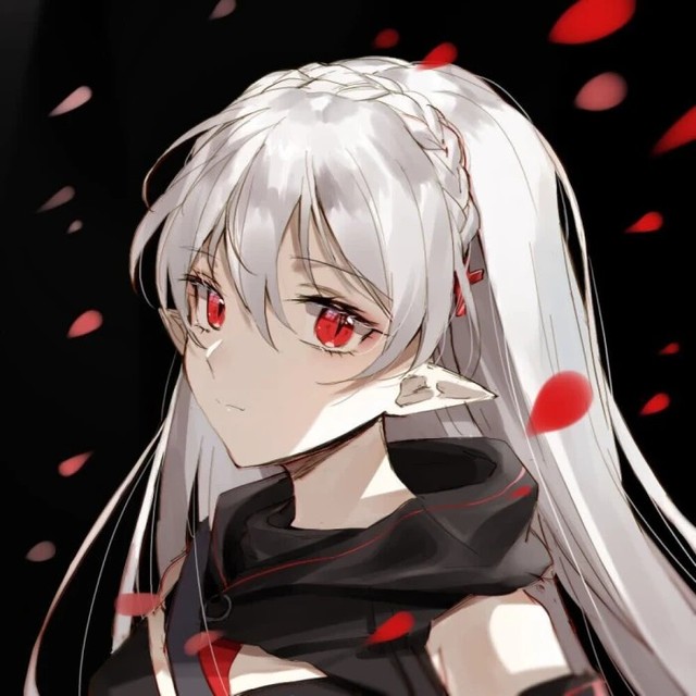 【动漫】白发或银发少女-佩琪头像库-话本小说网