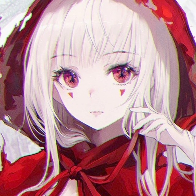 【动漫】白发或银发少女-佩琪头像库-话本小说网