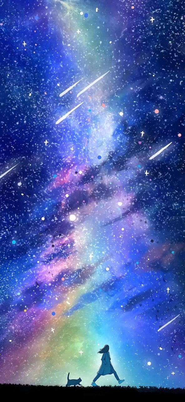 出单:星空动漫少女壁纸