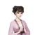 夏怡，丫鬟裝