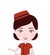 前臺女服務員