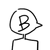 B