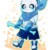 blue