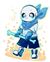 blue