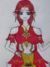 红眸女子