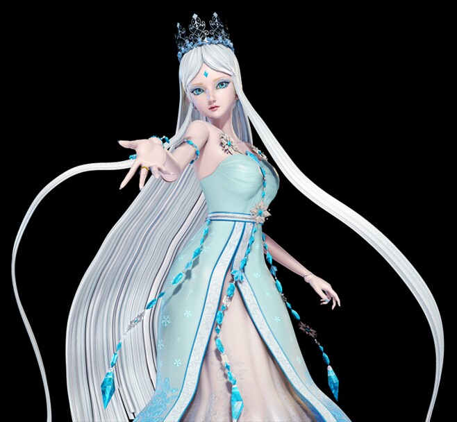 叶罗丽精灵梦,冰雪女神冰公主图片
