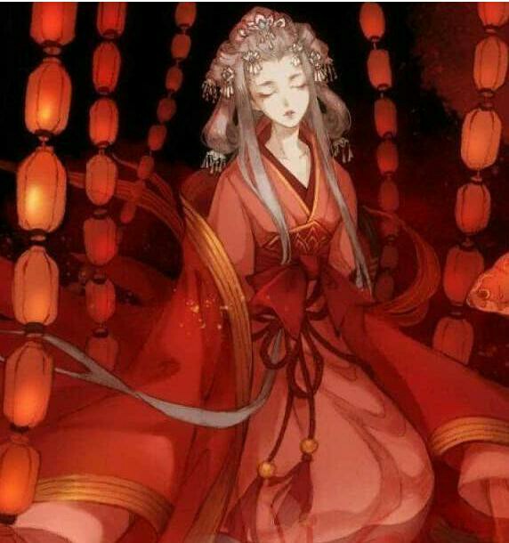 古风女子红衣 十二星座 图片-夏栀头像库-话本小说网
