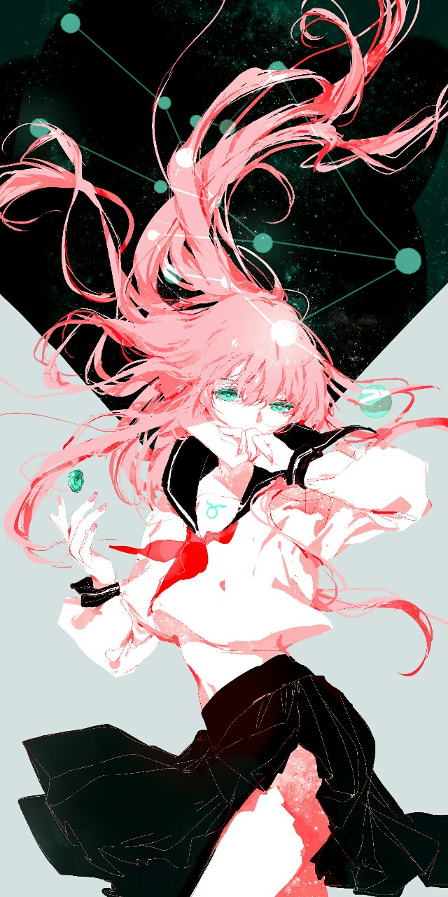 【单人封底】动漫现代女生