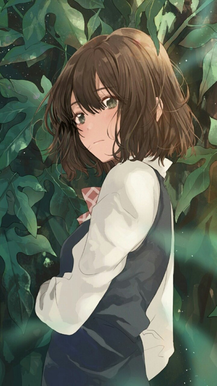 【单人封底】动漫现代女生-慕浅封面底图供应-话本