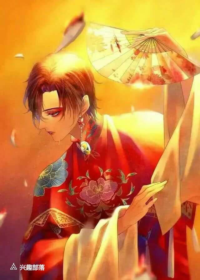 古代戏子动漫头像(后面添加几个半面妆)