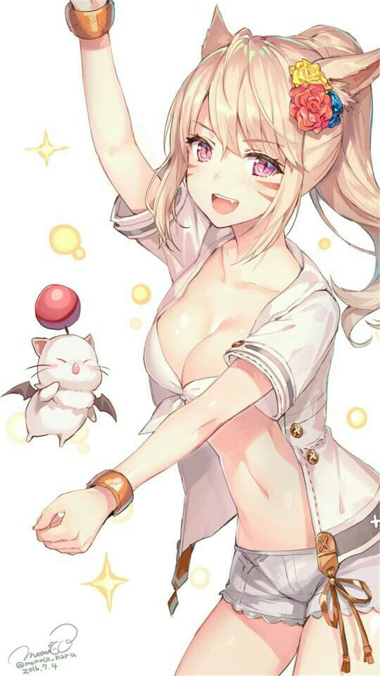 猫耳异瞳少女