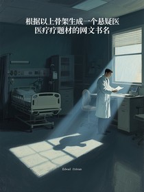 根据以上骨架生成一个悬疑医疗题材的网文书名