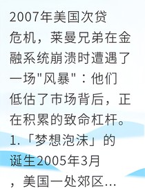 金融风暴之华尔街崩盘