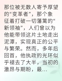 理想破灭后我登顶权力巅峰
