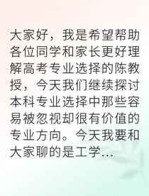 冷门专业逆袭我靠分析成赢家