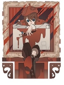 邮画：血色玫瑰