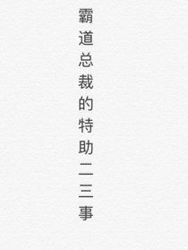 霸道总裁的特助二三事