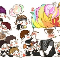 一女n男exo
